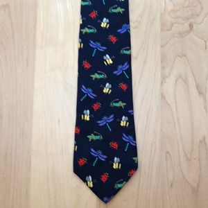 “Nature’s Colorful Insects” tie